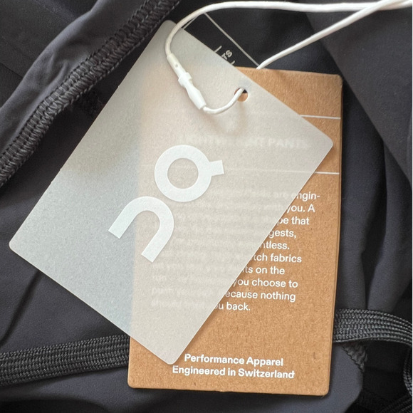 On Cloud Running Black Pull-on High Waist Pants, S - Picture 13 of 16